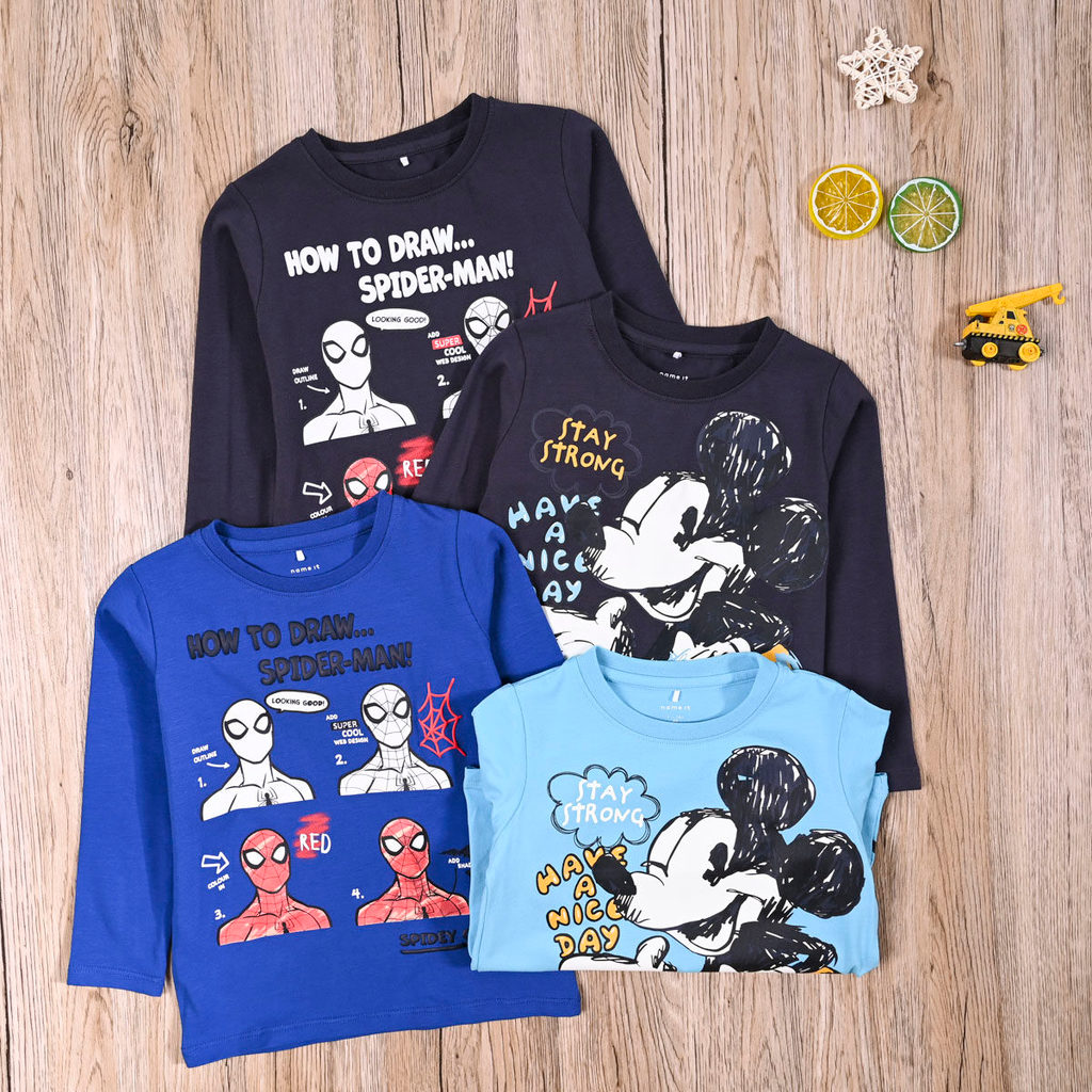 NT Comércio Exterior Europeu Americano Bebê Menino Primavera Outono Puro Algodão Manga Comprida Camiseta Top Meninos Cas