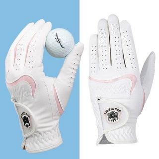 Palha Strawport Xiushibao Luvas de golfe femininas antiderrapantes resistentes ao desgaste pano de microfibra luvas femi