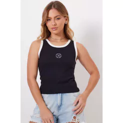 Regata Feminina Listrada Planet Girls Preto