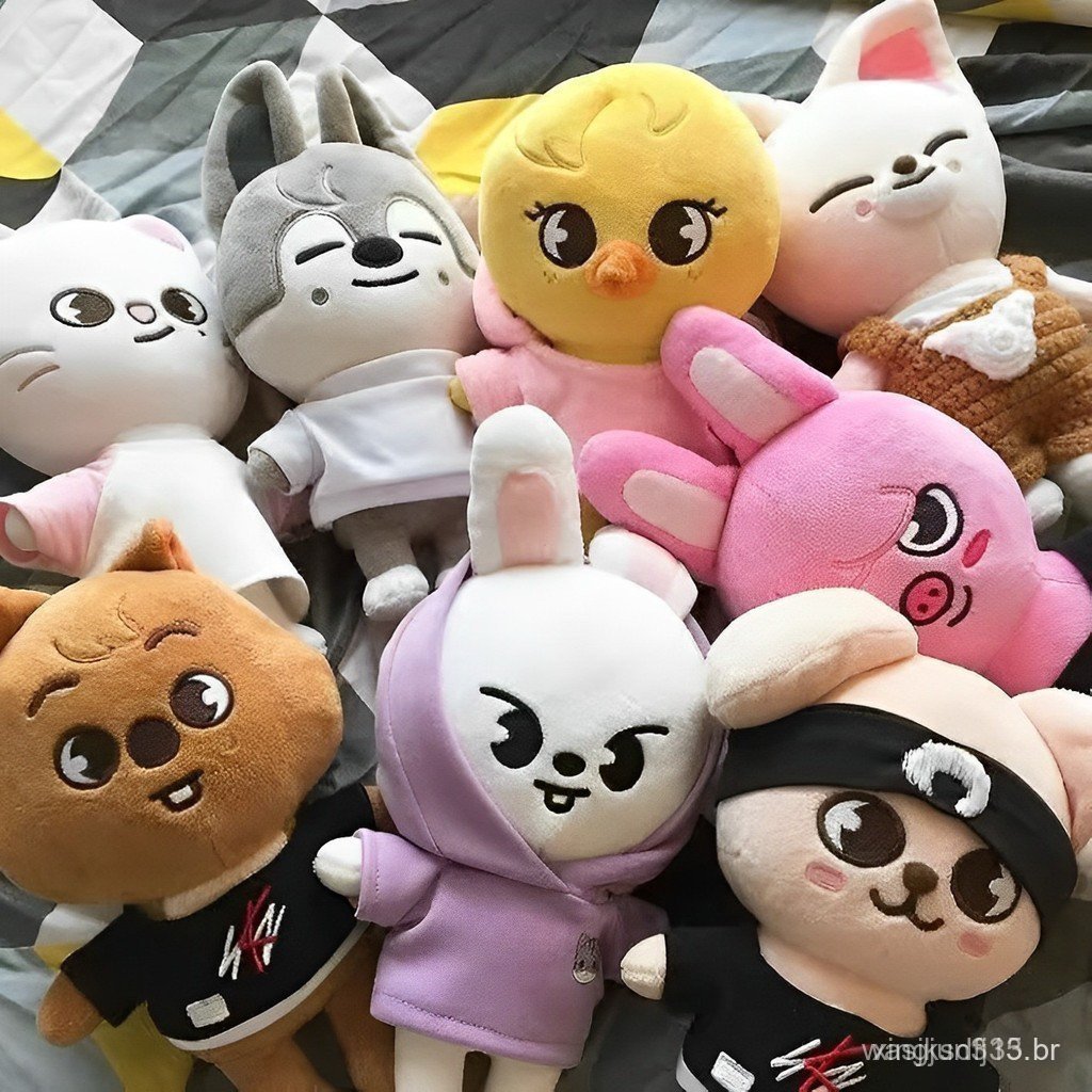 20 cm Brinquedo de Pelúcia Popular Coreano Stray Kids SKZOO Boneco de Pelúcia Presente para Crianças