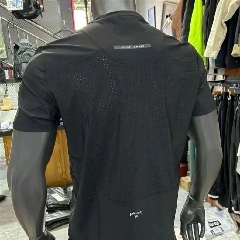 2026 verão novo estilo de secagem rápida de manga curta das mulheres dos homens mesmo estilo legal esportes camiseta sol