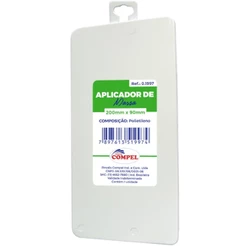 Espátula plástica para aplicação de massa 200 mm x 90 mm - Compel