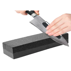 Pedra De Amolar Dupla Face Profissional Retangular 8" Polegadas Oz