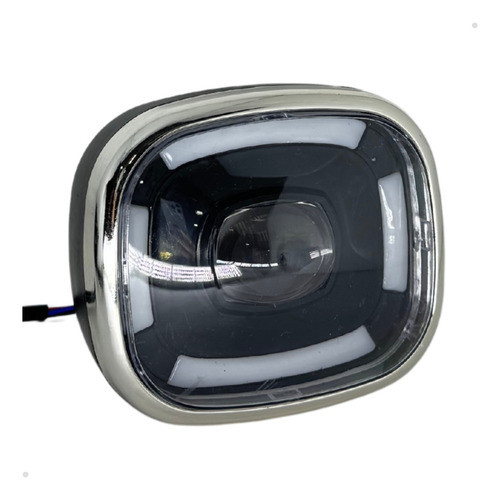 Farol Led Luz Scooter Elétrica Happy Quadrado 3 Fios