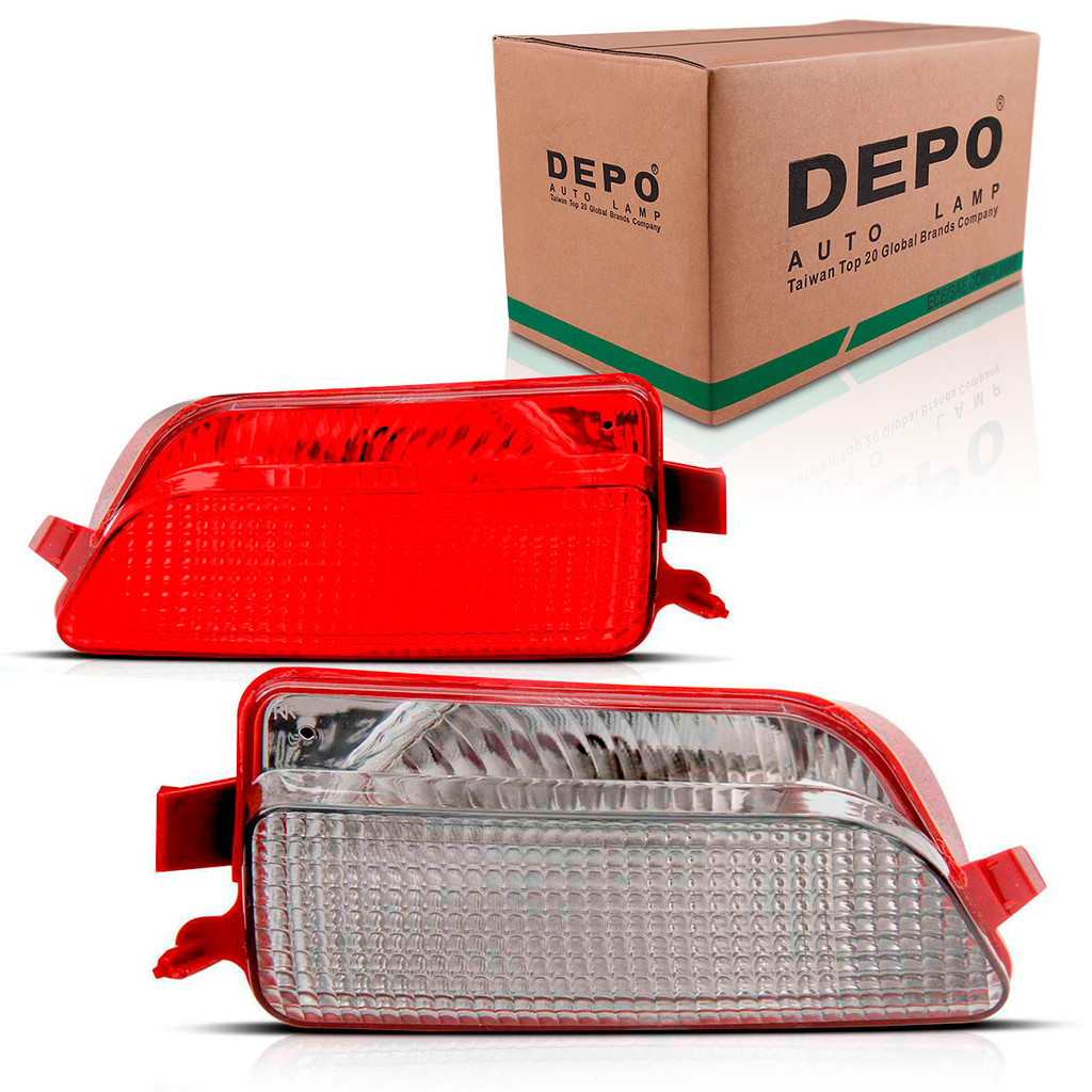 Par Refletor Parachoque Traseiro C4 2008 2009 2010 2011 2012 2013 2014 Hatch