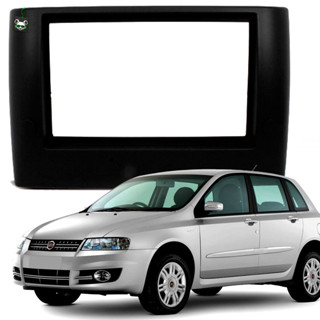 Moldura Painel 1/2 Din Fiat Stilo 2002 A 2010 Preto Fosco em Oferta na Shopee