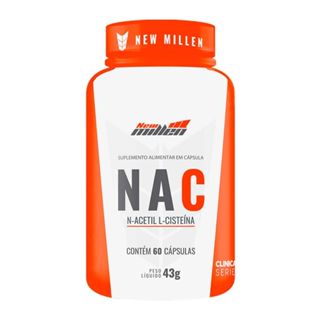 NAC - 60 Cápsulas - New Millen em Oferta na Shopee