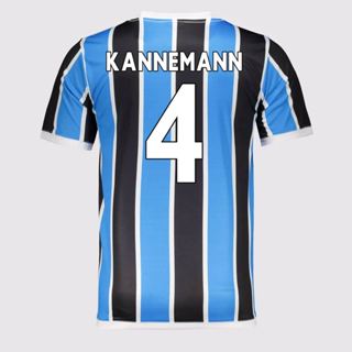 Camisa Grêmio Escudo Tricolor 4 Kannemann em Oferta na Shopee