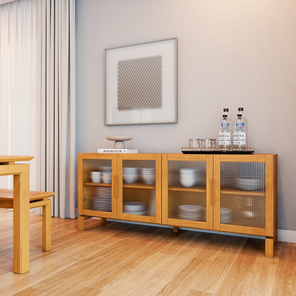 Buffet em Madeira Maciça Piazza em Oferta na Shopee