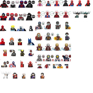 Presentes Infantis Brinquedos Educativos Para Crianças Montados Blocos De Construção Figuras Homem-Aranha Modelo Boneca em Oferta na Shopee