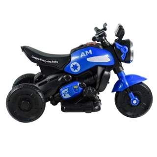 Moto Elétrica Infantil First Custom Azul com Luz e Som Zippy Toys - 11531 em Oferta na Shopee