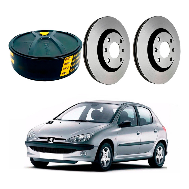 Disco Freio Dianteiro 206 1.6 1998 A 2008