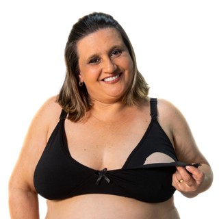 Sutiã Amamentação Plus Size Microfibra com Alças Largas em Oferta na Shopee
