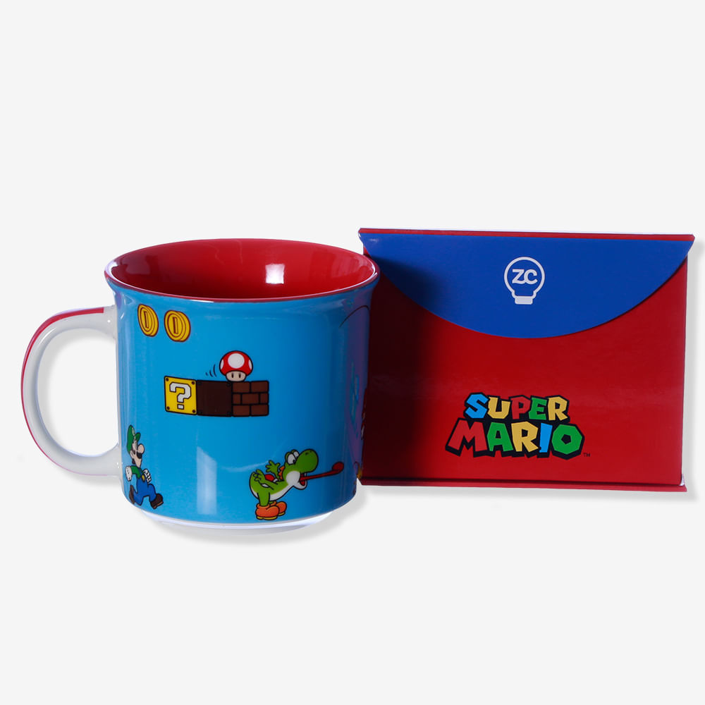 Caneca Tom Super Mario em Oferta na Shopee