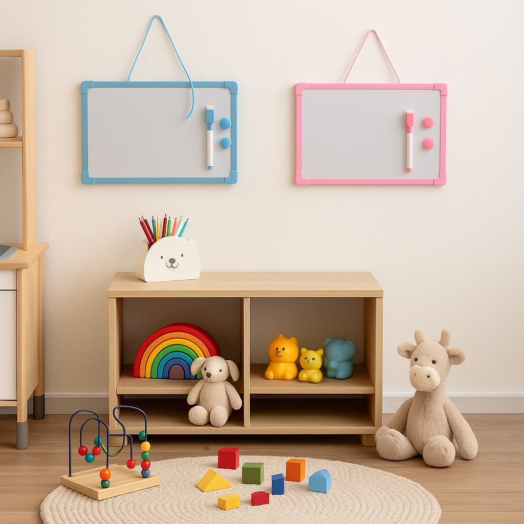 Quadro Magnético Caneta Imã Moldura Com Apagador 35X25cm em Oferta na Shopee