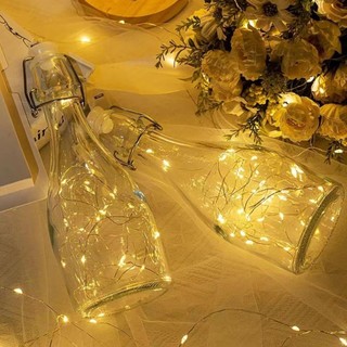 Luzes De Fadas LED De Fio De Cobre De 2M-Mini Cordas De Luz Para Quarto , Casamento , Fes…