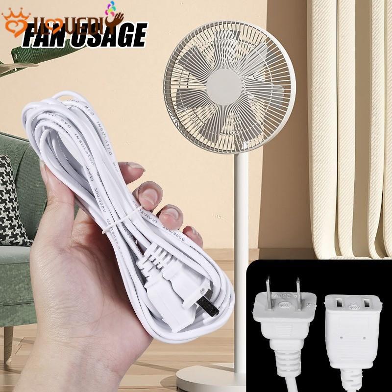 Cabo De Extensão De Energia Para Viagens Em Home Office | Cobre PVC De 2 Pinos 1.5m 2.5m 4.5m Pequenos Eletrodomésticos