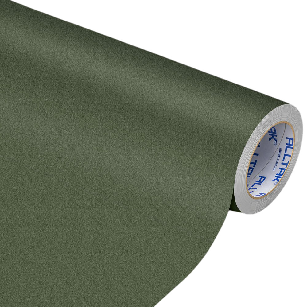 Kroma Forma Verde Oliva – Vinil Adesivo Para armários Impermeável Lavável Autocolante – Ideal para Ambientes Naturais e