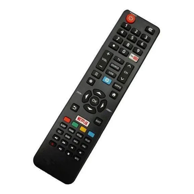 Controle Remoto Led Compatível C/ Tv Semp Toshiba Youtube/Netflix- Modelo FBG- 9029