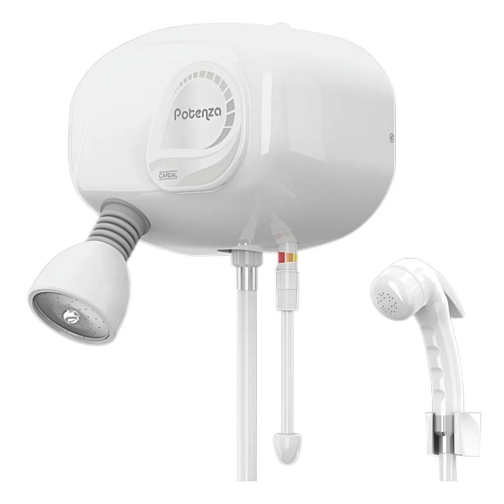 Ducha Potenza Eletrônica com Pressurizador Branco - Cardal