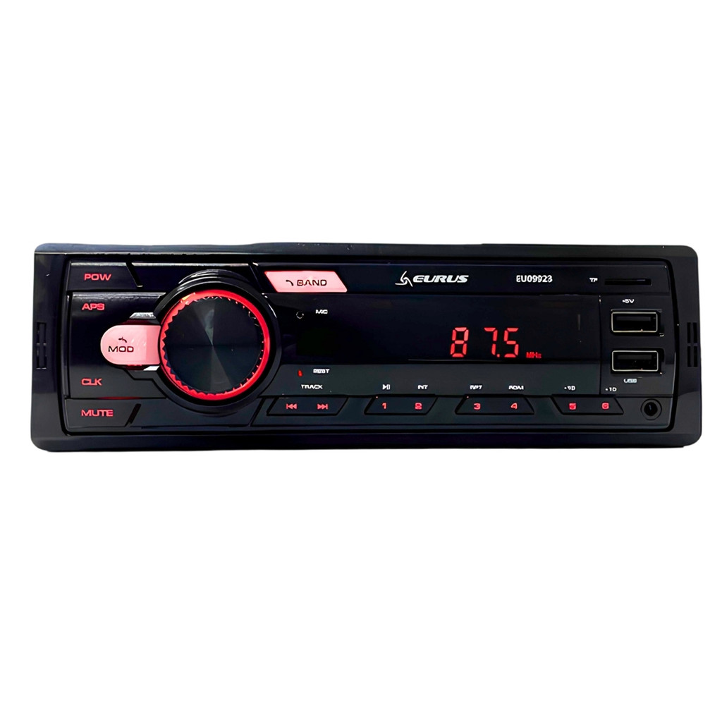 Radio Eurus Com Bluetooth Dupla Entrada Usb Sd Fm Potente Mp3 Som Automotivo em Oferta na Shopee