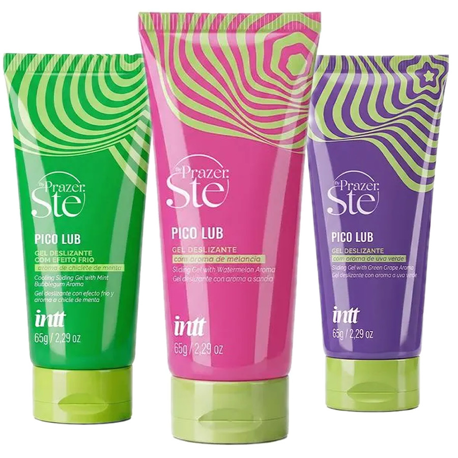 Gel Deslizante Lubrificante Beijável Pico Lub By Prazer Ste 65g Intt