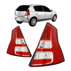 Lanterna Traseira Sandero Com Friso Cromado 2012 2013 2014