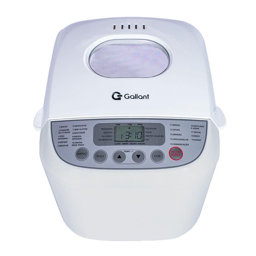 Panificadora 19 Programas Gallant 600w 127v Branca (GPA1E19A_127BR) · foto 2