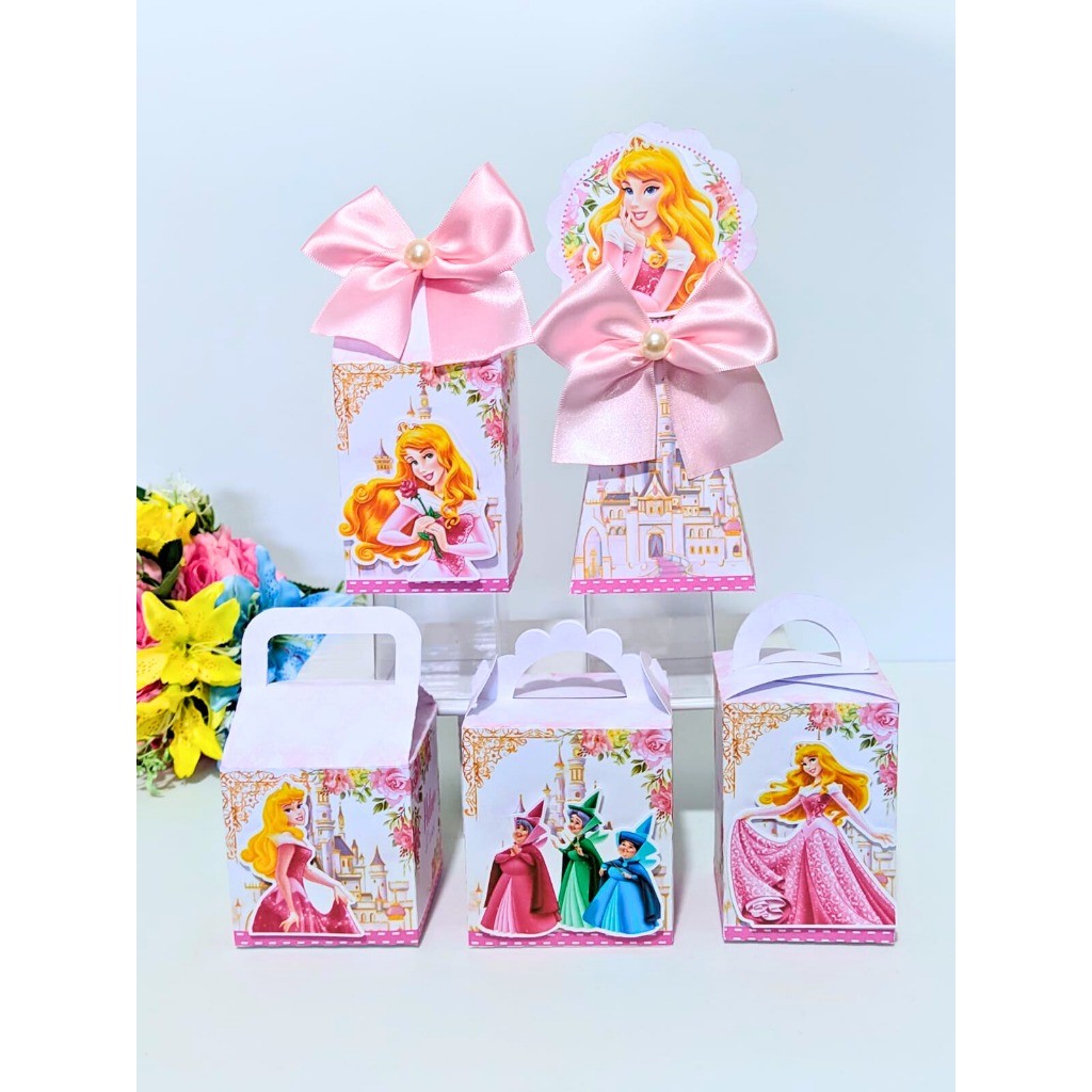 Kit Festa Princesa Aurora Bela Adormecida / Caixinhas / Lembrancinhas / Festa Infantil  Aniversário