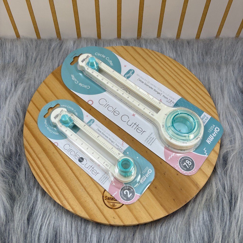 Cortador Circular de Papel KW-trio Original - Modelos Mini (2 a 20 cm) e Grande (7,8 a 32 cm)