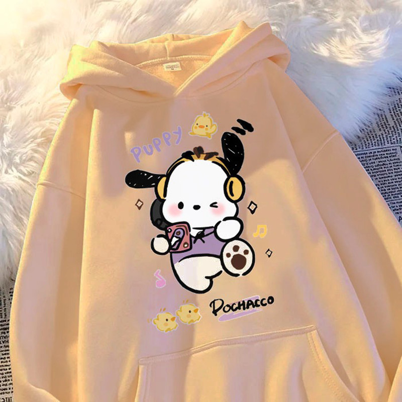 Moletom Masculino Feminino Com Capuz Peluciado Flanelado Confortável Casual Premium Coreano Fofo Desenho animado Urso