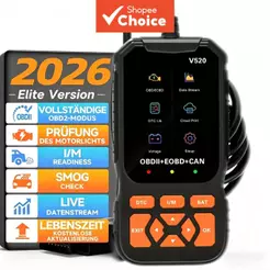 Ferramenta De Dados Em Tempo Real Do Scanner De Diagnóstico De Carro V520 2026 Obd2