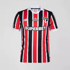Camisa de Time New Balance SPFC 2026 Away Torcedor Vermelho - Masculino