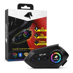 Fone Ouvido Moto Capacete Sta1 Bluetoo Mic Intercom Stallion
