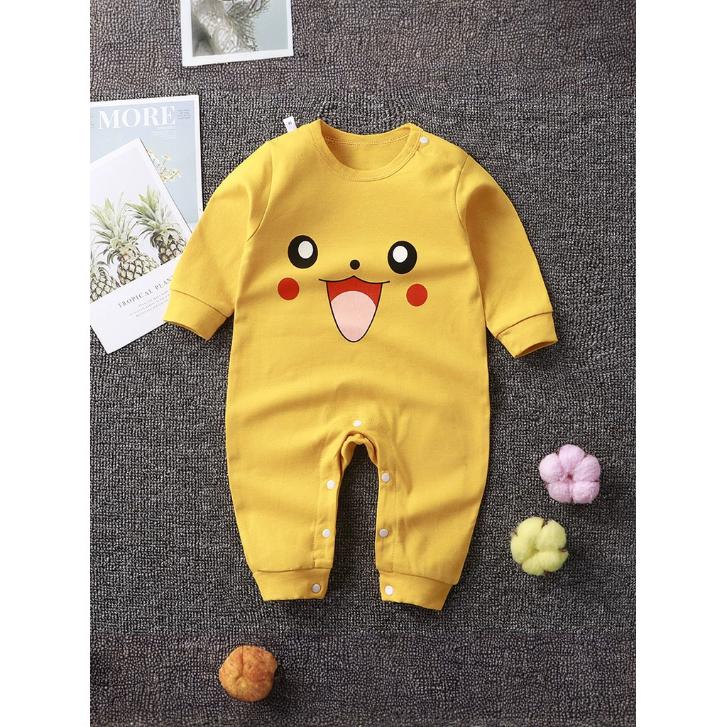 Macacão de bebê primavera outono puro algodão roupas recém-nascidos infantil Base roupa interior macacão de bebê pijamas