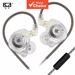 KZ Edx Pro Fones De Ouvido X Som Baixo Com Fio HiFi Dynamic Driver Intra-Auriculares Cabo Removível Esportivos Cancelame