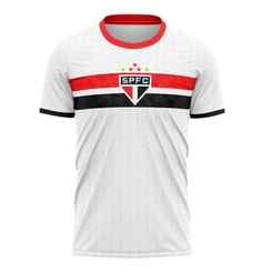 Camisa São Paulo Fc Stencil Home Infantil Licenciada Oficial