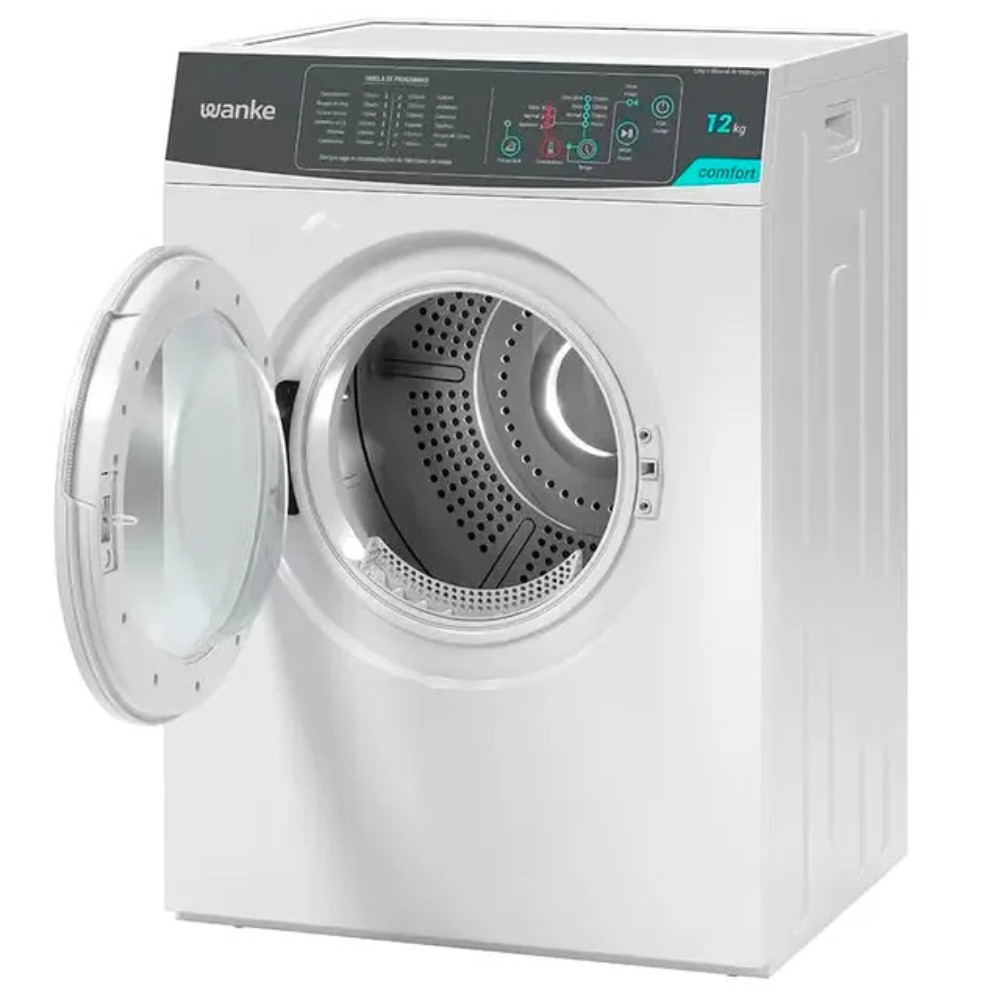 Secadora Wanke Comfort 12kg Função Passa Fácil 12 Programas — oferta na Shopee