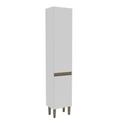 Armário Paneleiro 2 Portas 40cm 2417 Yescasa Branco Branco