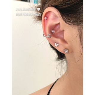 Dream Core Fantasyland | RINGRING Store Brincos Médicos Brincos de Aço Titânio Feminino Piercing de Orelha Brincos de An