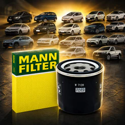 Filtro De Óleo Mann W7128 Vw Golf Jetta Nivus T-cross Tiguan