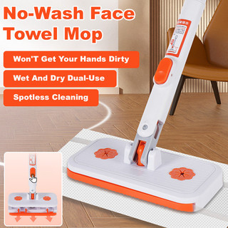 [Praticidade Diária] JMY Clamp Mop Limpador Automático/Mop para Piso/Limpeza de Casa/Toalha de Rosto/Mop para Limpeza