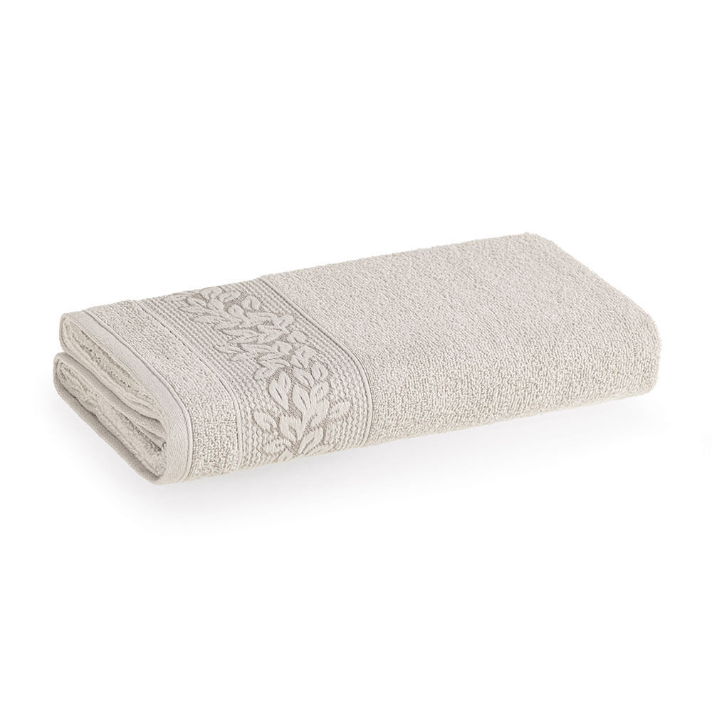 Toalha de Rosto 80x48cm Provence Karsten Cinza Platina
