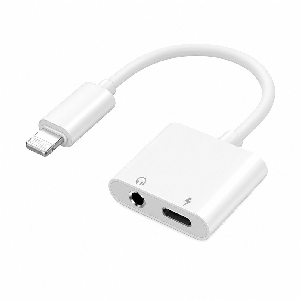 Adaptador Kapbom KA F05 Lightning para Fone de Ouvido P2