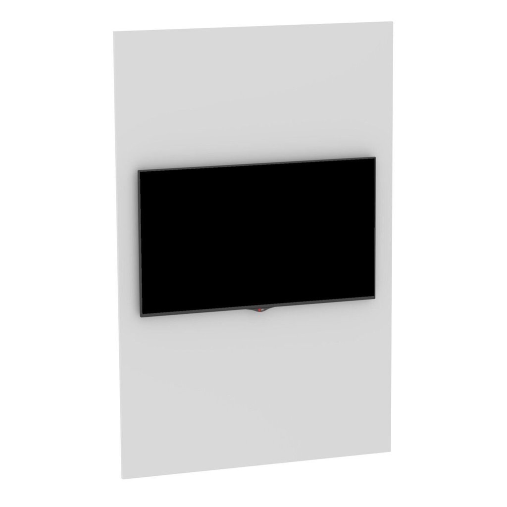 Painel para TV até 32 Polegadas 90cmx136cm Escritório Branco Branco