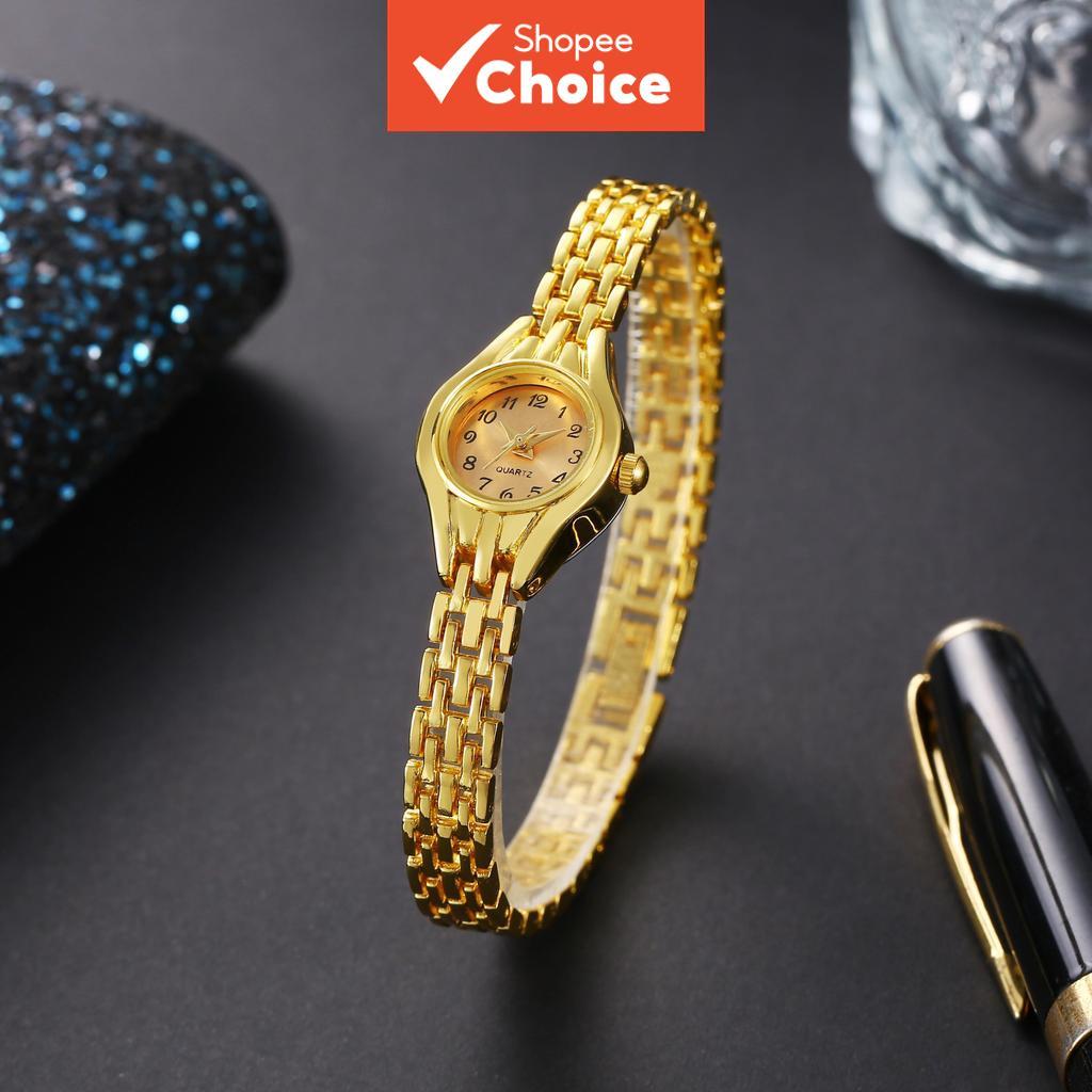Estudante Feminino Vintage Corrente De Ouro Estilo Coreano Compacto Minimalista Mostrador Digital Relógio De Pulso De Qu