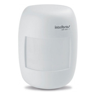 Sensor de Presença Infravermelho IVP 3000 CF Intelbras Com Fio Passivo Alcance de 12mts