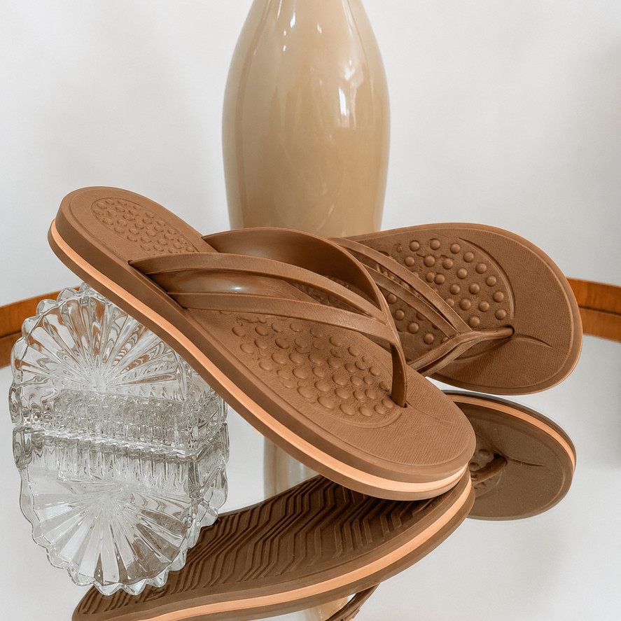 Chinelo Plataforma SL Feminino Ortopédico Antiderrapante Sandália Nuvem Confortável
