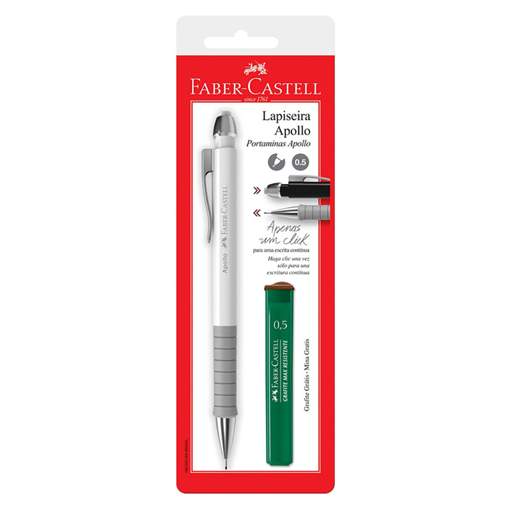 Lapiseira 0.5mm Apollo Mix SM/05LA\232595 com 1 unidade Faber-Castell