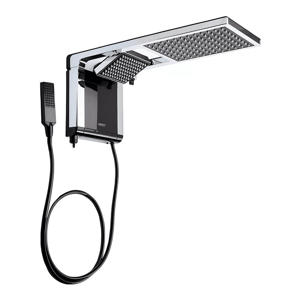 Chuveiro Lorenzetti Acqua Duo Preto Cromado 127V ou 220V 5500W 6800W 7800W Original